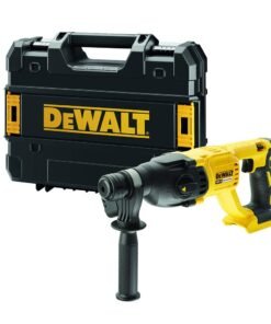 DEWALT 18V XR Brushless 26mm SDS-Plus Hammer Drill - Bare Unit (No Battery or Charger), Metallic Silver, DCH133NT