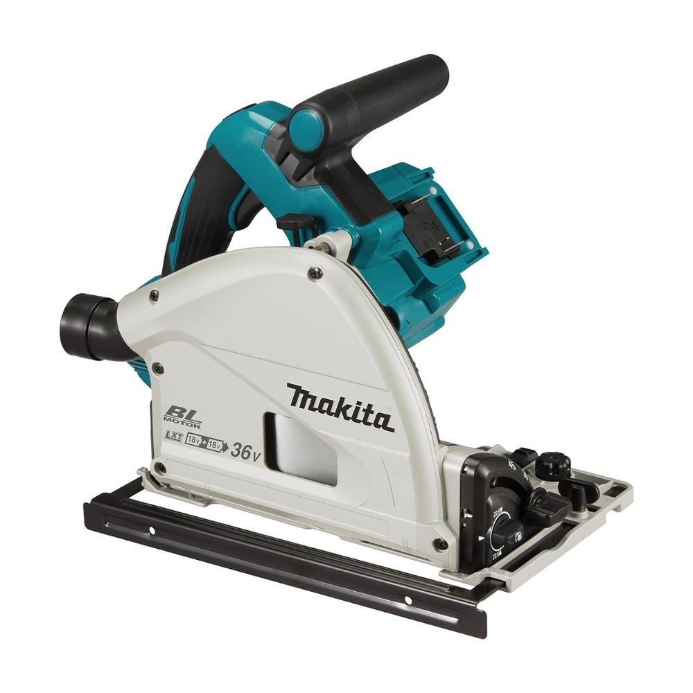 Makita DSP601ZJU (36V) Twin 18V Li-ion LXT Brushless 165mm Plunge Cut Saw Supplied in a Makpac Case - Batteries and Charger Not Included